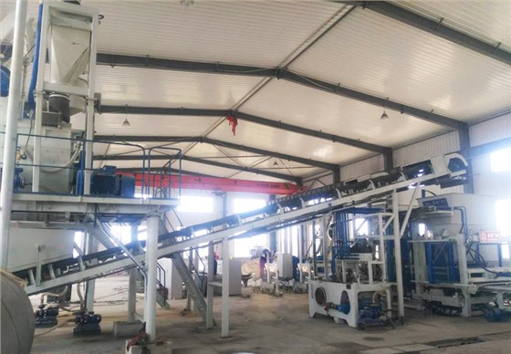 免燒磚設備生產線