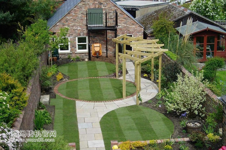 景觀磚制磚機制品展示