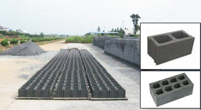 空心砌塊磚機制品